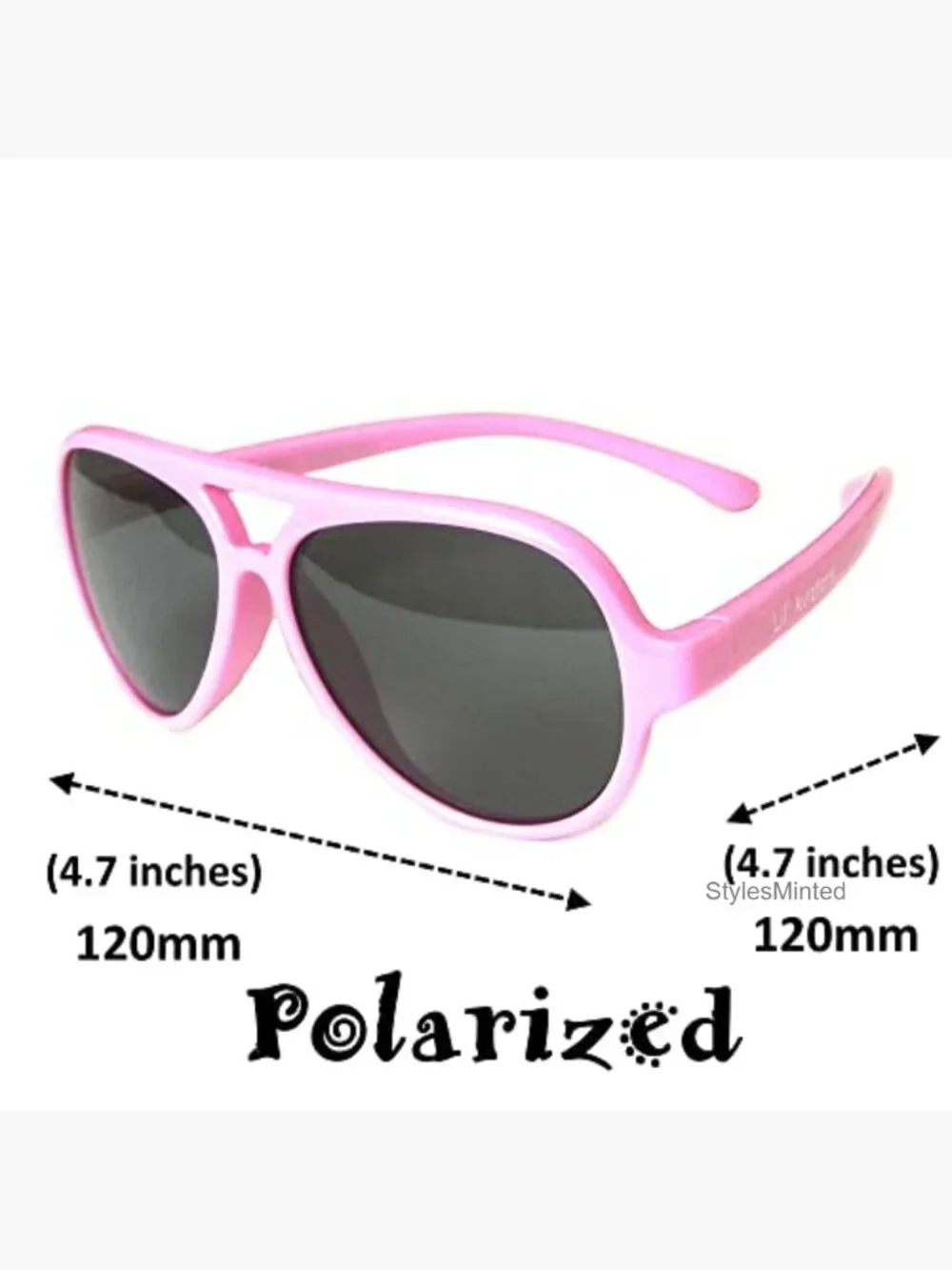 Toddler's First Sunglasses 2-Pack Ages 2-4 Flexible Silicone Aviator UV